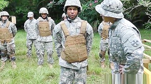 Military jock assravaged in outdoor orgy