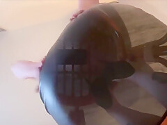 Mistress Sits Pussy And Ass On Dildo