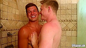 Muscle gay anal sex and cumshot