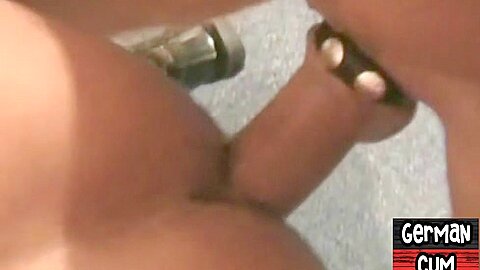 Muscled DILF barebacked by euro stud after giving head