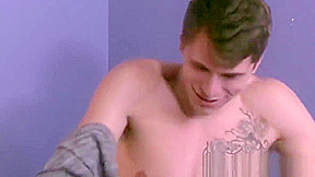 Muscular gay Brendan Patrick anally drills young jock