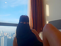 Muslim Niqab Girl Solo Masturbating - Jasmine Sweetarabic