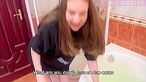 My Whore Stepsister Undressed After I Smeared Her With Foam