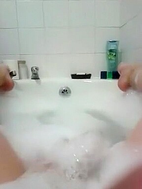My bbw slut in bath fancied a play