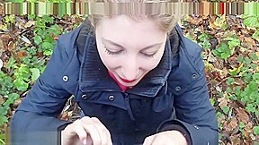 Mydirtyhobby - Quick blowjob in the forest