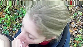 Mydirtyhobby - Quick blowjob in the forest