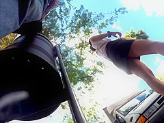 NIce walking upskirt