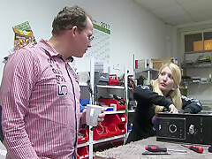 Naive Intern Bare Fucked In The Ass!