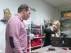 Naive Intern Bare Fucked In The Ass!