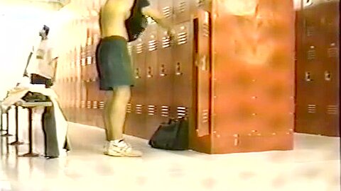 Naked sexy college guys in vintage locker room and shower scenes