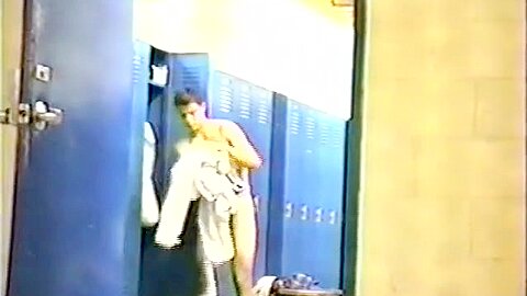 Naked sexy college guys in vintage locker room and shower scenes