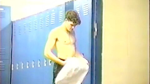Naked sexy college guys in vintage locker room and shower scenes
