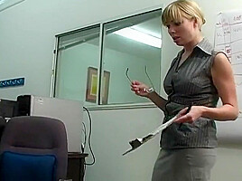 Naughty Blonde With A Foot Fetish Gets Her Pussy Licked Before Giving A Thrilling Blowjob