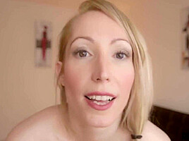 Naughty Girl Masturbates With Dildo - Candy Mays