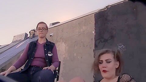 Naughty Rock Girl Getting Spanked By Ugly Mistress