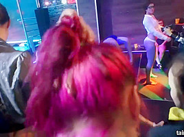 Naughty girls are partying and having group sex with guys, and enjoy every second of it