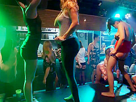 Naughty girls are partying and having group sex with guys, and enjoy every second of it