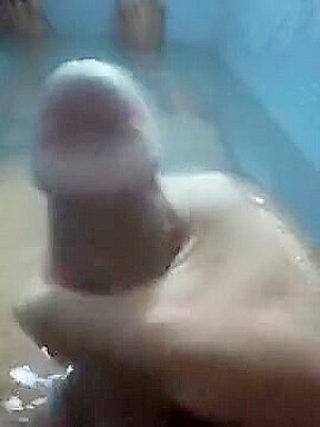 Neighbor joins while masterbaiting at the bath and got Fuckedby huge dick