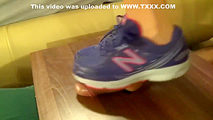 New Balance sneakers gonna crush your cock