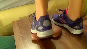 New Balance sneakers gonna crush your cock