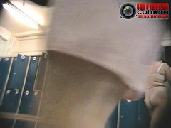 Nice blonde wife caught naked on a spy xxx cam video