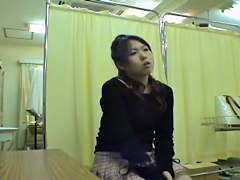 Nice butt Asian slut takes a perverted and hot Gyno exam