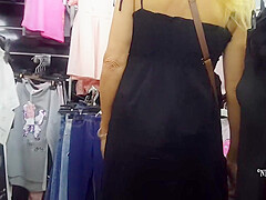 Nippleringlover Hot Milf No Panties Flashing Pierced Pussy In Public