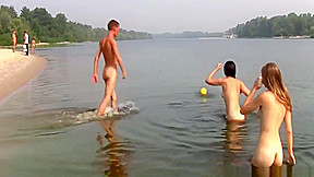 Nude Topless Beach Sexy Babes Video HD