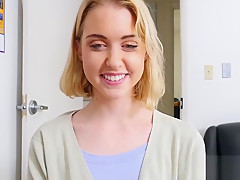 Nude blonde babe Chloe Couture gets rear fuck