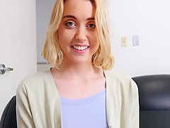 Nude blonde babe Chloe Couture gets rear fuck