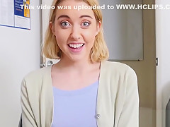 Nude blonde babe Chloe Couture gets rear fuck