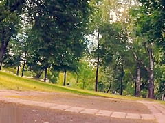 Nude in public