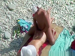 Nudist as and back massage