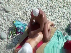 Nudist as and back massage