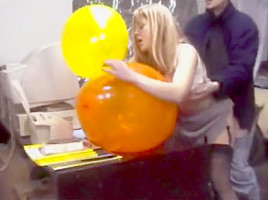 Office Balloon Sex