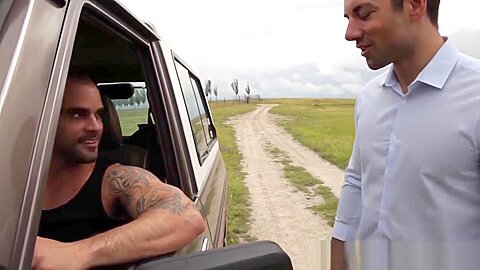 Office hunks outdoors rimming and assfucking