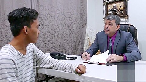 Office twink gets an 8 inch promotion from his horny boss