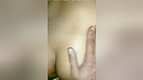 Oiled Indian Bhabhi Ass Fucking For The First Time, But Her Ass Is Too Tight And Doesnt Succeed