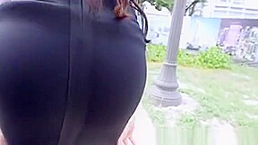 Oiled Up Huge Ass Babe