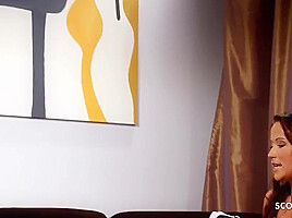 Old Boss While Ass Fucked Skinny Redhead teen 18+ Viky With Cum Twice, George Uhl And Niki Sweet