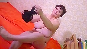 Omahunter Granny Solo Masturbating With Sextoys