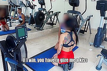 Omg Brazilian Gym Girl With An Incredible Body Gets Addicted To White Dick 13 Min