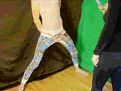 Omg Girl Kick Him In The Balls, And He Very Much Cums  Ballbusting Footjob