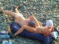 On Public Beach  Oral Sex