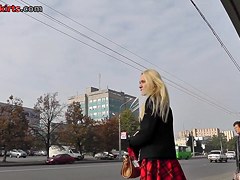 Only sexy upskirts with skinny amateur bombshells
