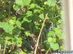 Oriental Skank Caught Pee
