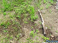 Oriental Skank Caught Pee