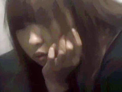 Oriental ho masturbates