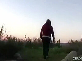 Outdoor Spanking Race Movie From