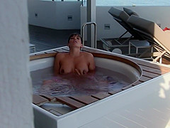 PERVERT CAUGHT SPYING ON ME PLAYING IN THE HOT TUB XXX